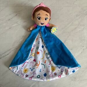 New Gund Ms. Rachel Huggable Lovey Security Blanket Plush Toy Baby Nap Social